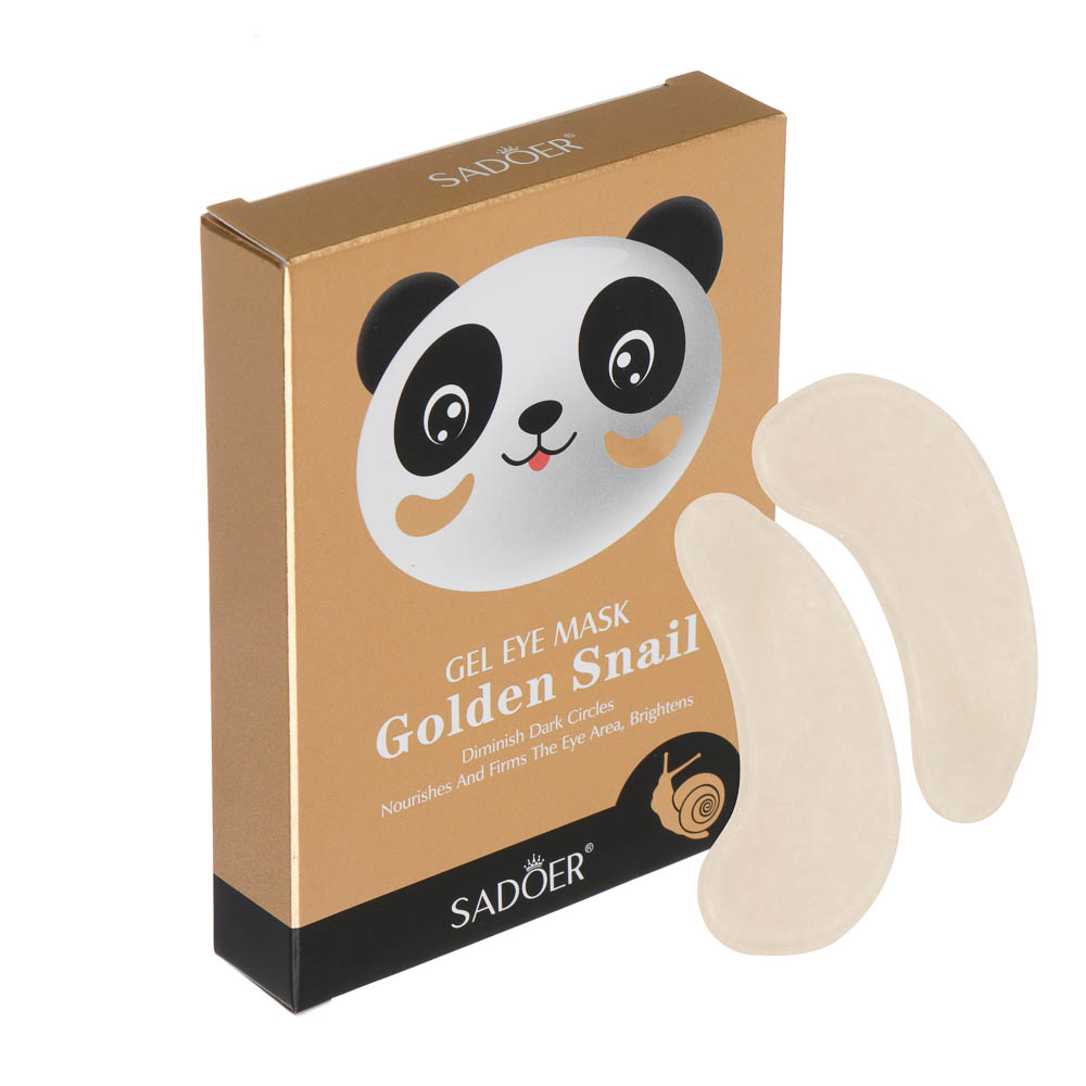 Патчи для глаз мультиэффект золотая улитка тм Sadoer, 7 пар х 7,9гр, арт.№ 022-213