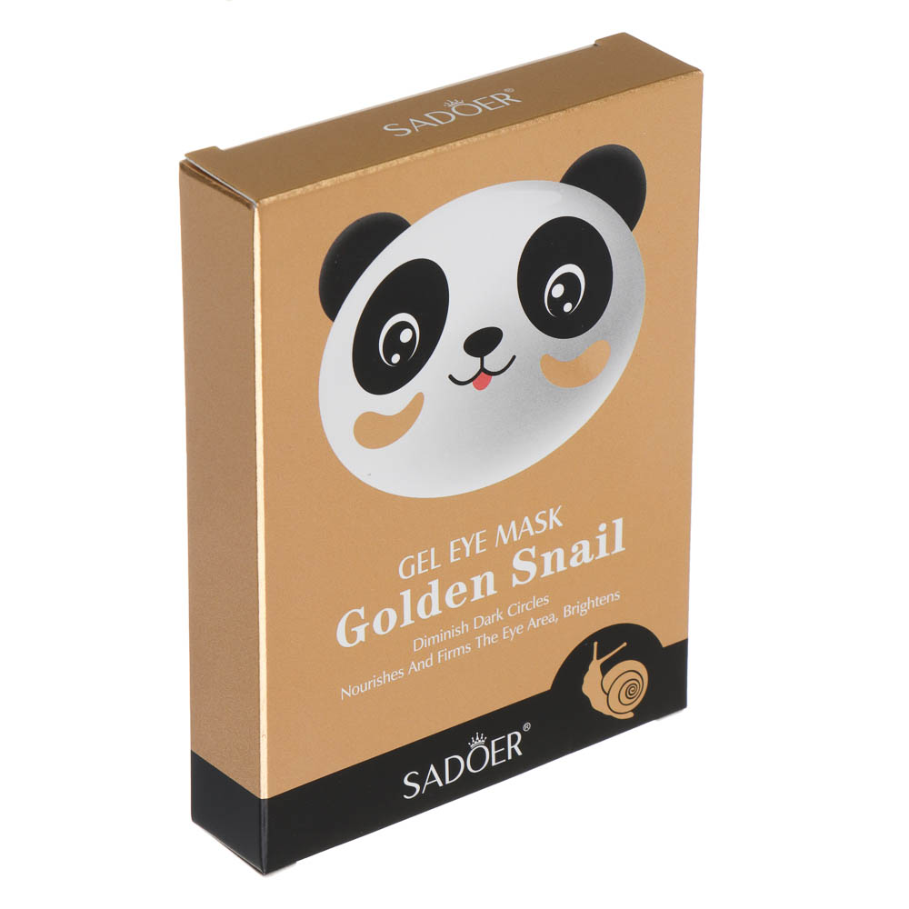 Патчи для глаз мультиэффект золотая улитка тм Sadoer, 7 пар х 7,9гр, арт.№ 022-213