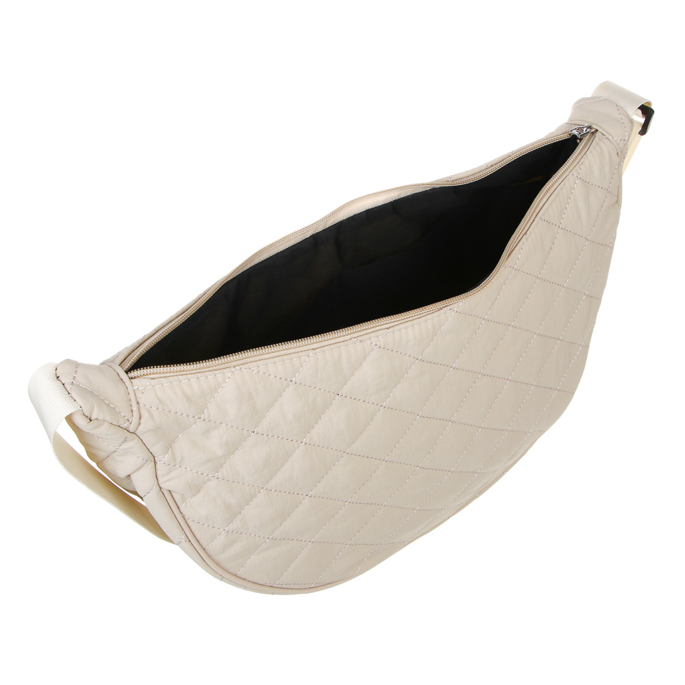 Сумка стеганая на молнии с длинным ремнем ЮL Фридом, 34x21x12 см, полиэстер, 2-3 цвета, арт.№ 337-221