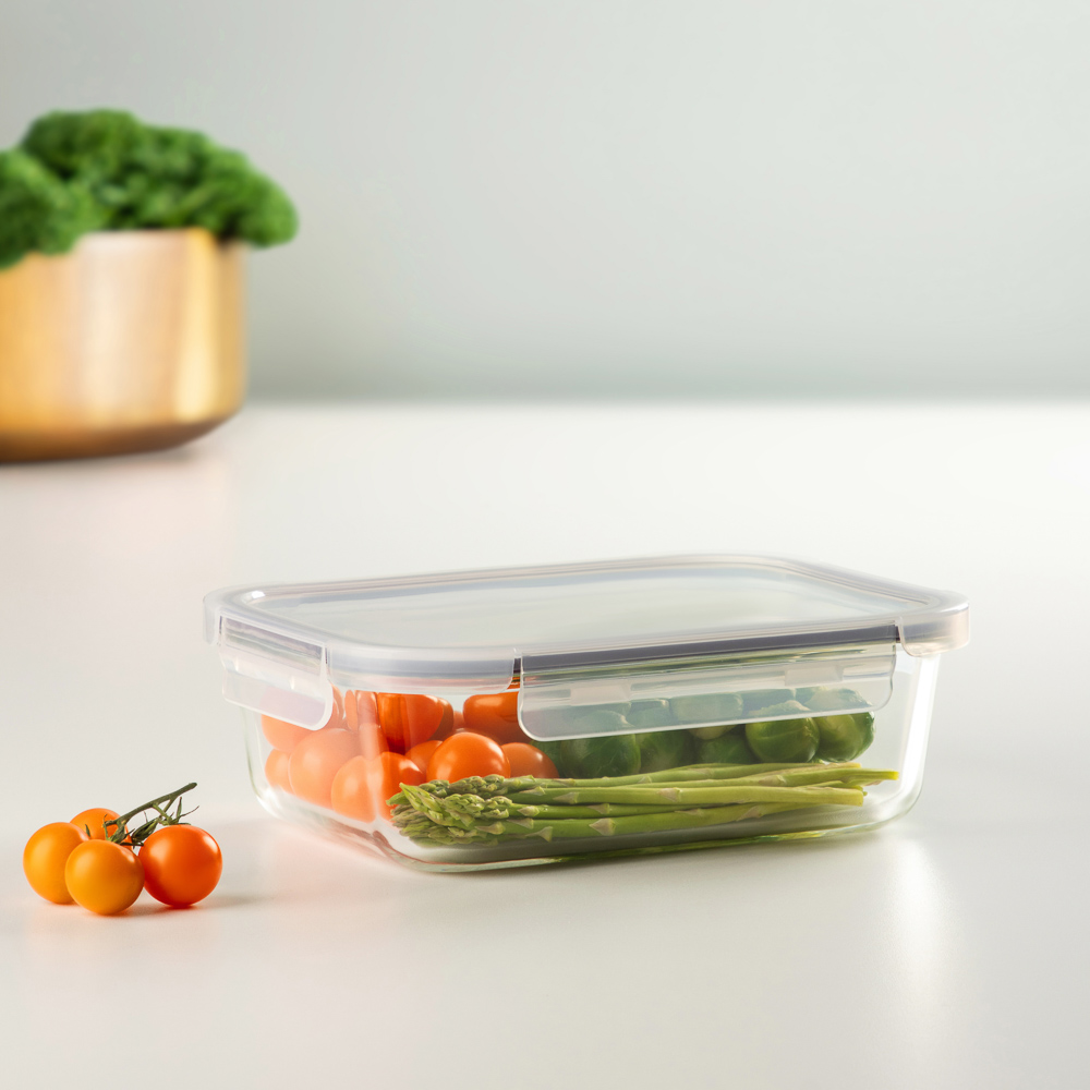 VETTA Контейнер для продуктов на защелках 1500мл, жаропроч.стекло, арт.№ 825-040