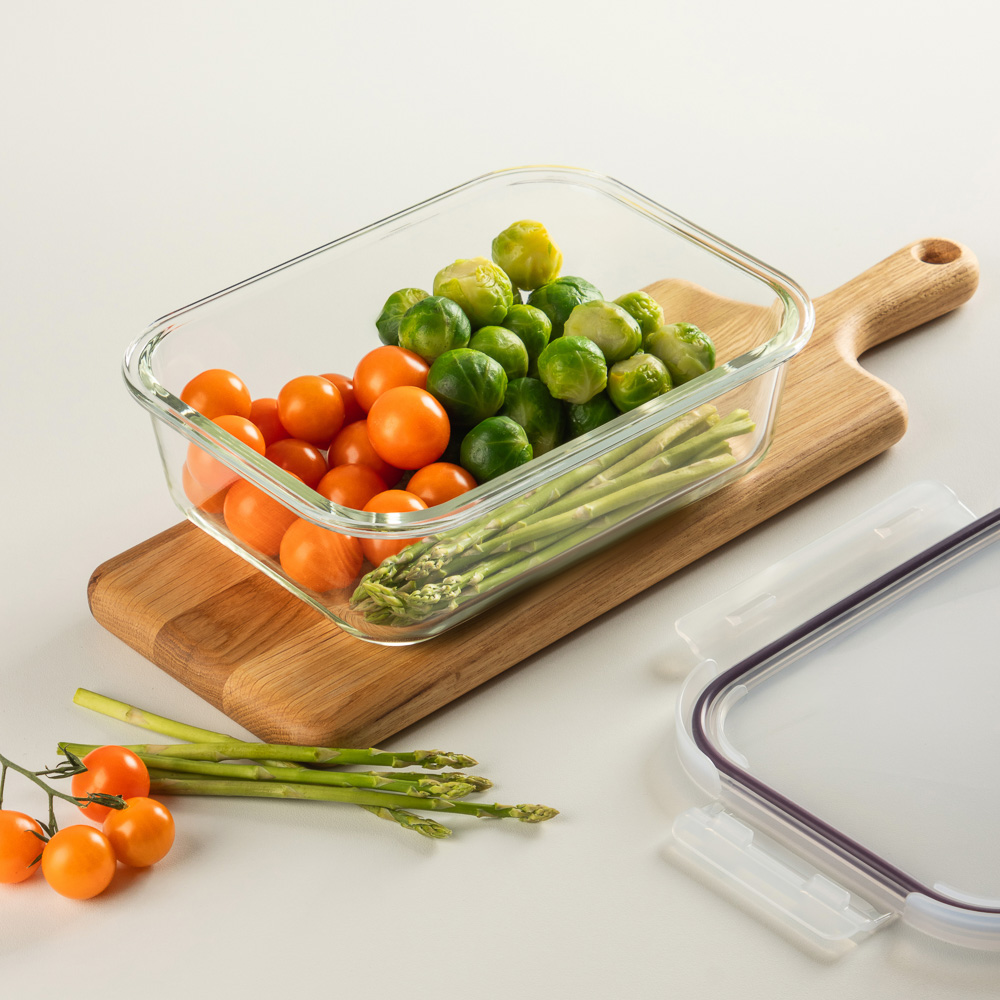 VETTA Контейнер для продуктов на защелках 1500мл, жаропроч.стекло, арт.№ 825-040