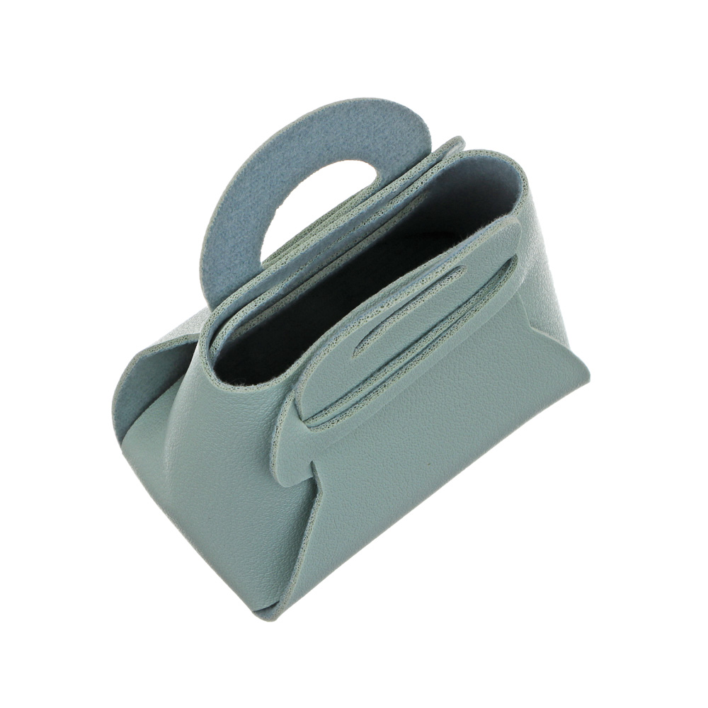 Подвеска брелок в виде сумочки тм ЮL , ПУ, металл, 9х7,5х4 см, 6 цветов, #6, арт.№ 334-139