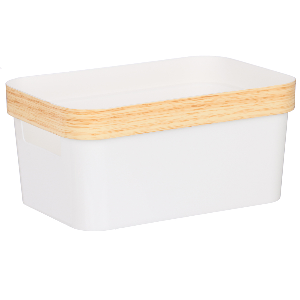 VETTA Корзина для хранения "Сидней", 26,5x18x12,5см, белый, арт.№ 414-137