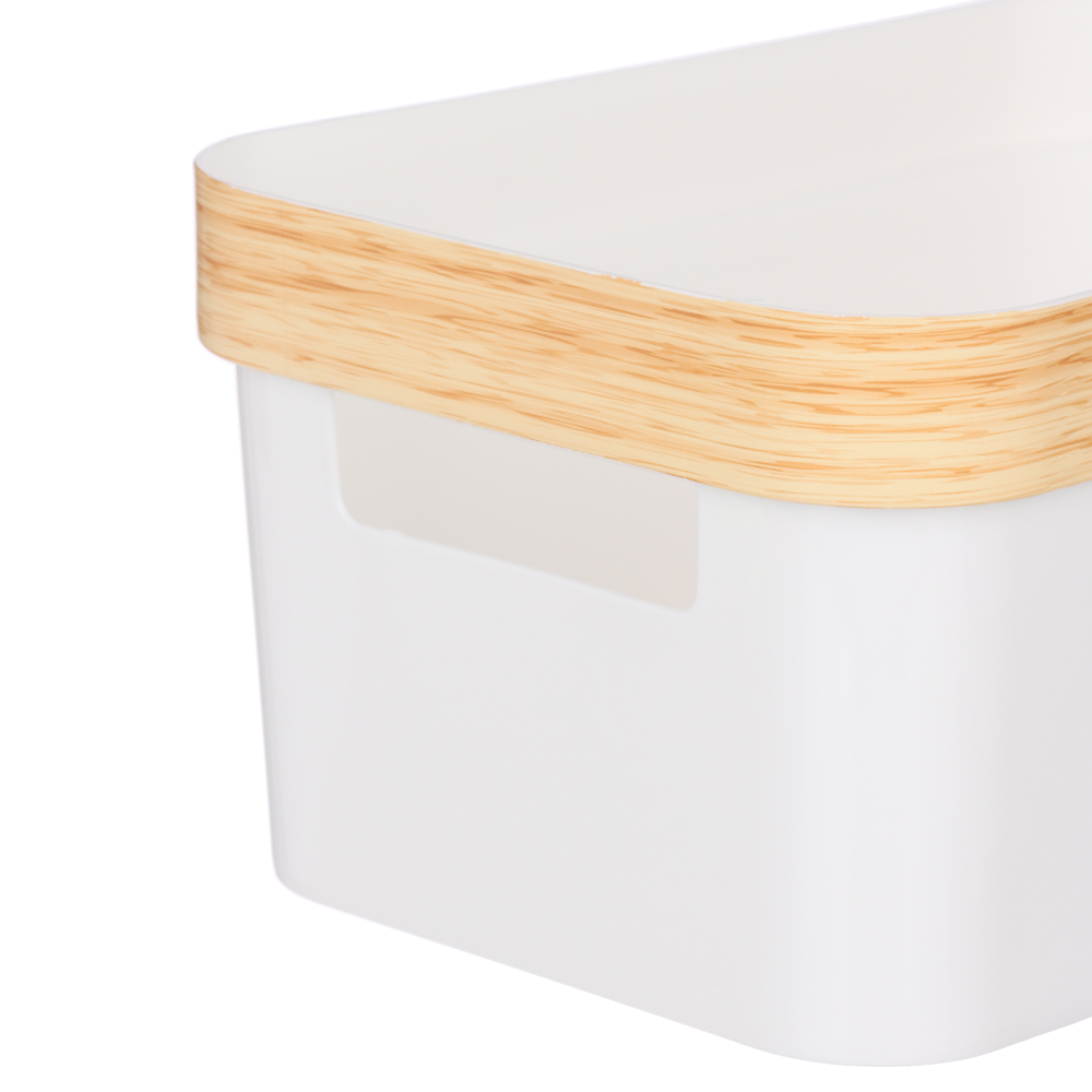 VETTA Корзина для хранения "Сидней", 26,5x18x12,5см, белый, арт.№ 414-137