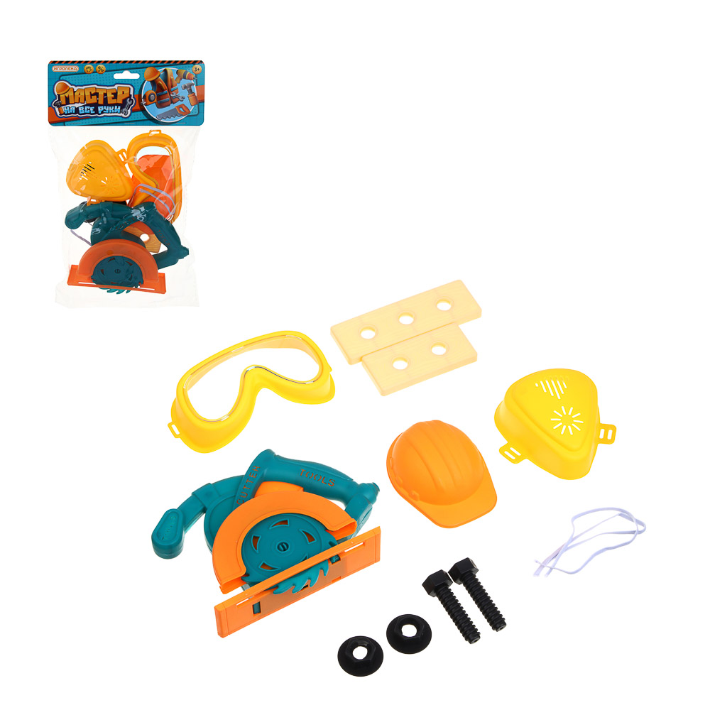 ИГРОЛЕНД Набор игрушечных инструментов "Мастер на все руки", PP, 19x4х29 см, 2 дизайна, арт.№ 276-162