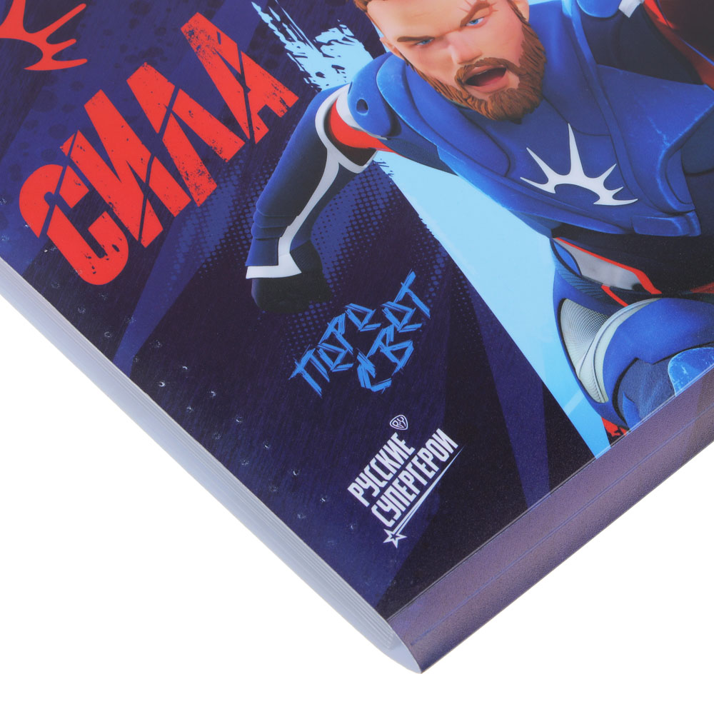 Папка-портфель BY Русские Супергерои "Пересвет" 32,8x24,8см, д/A4, 6отд., расшир, резинка, пл.0,6мм, арт.№ 801-029