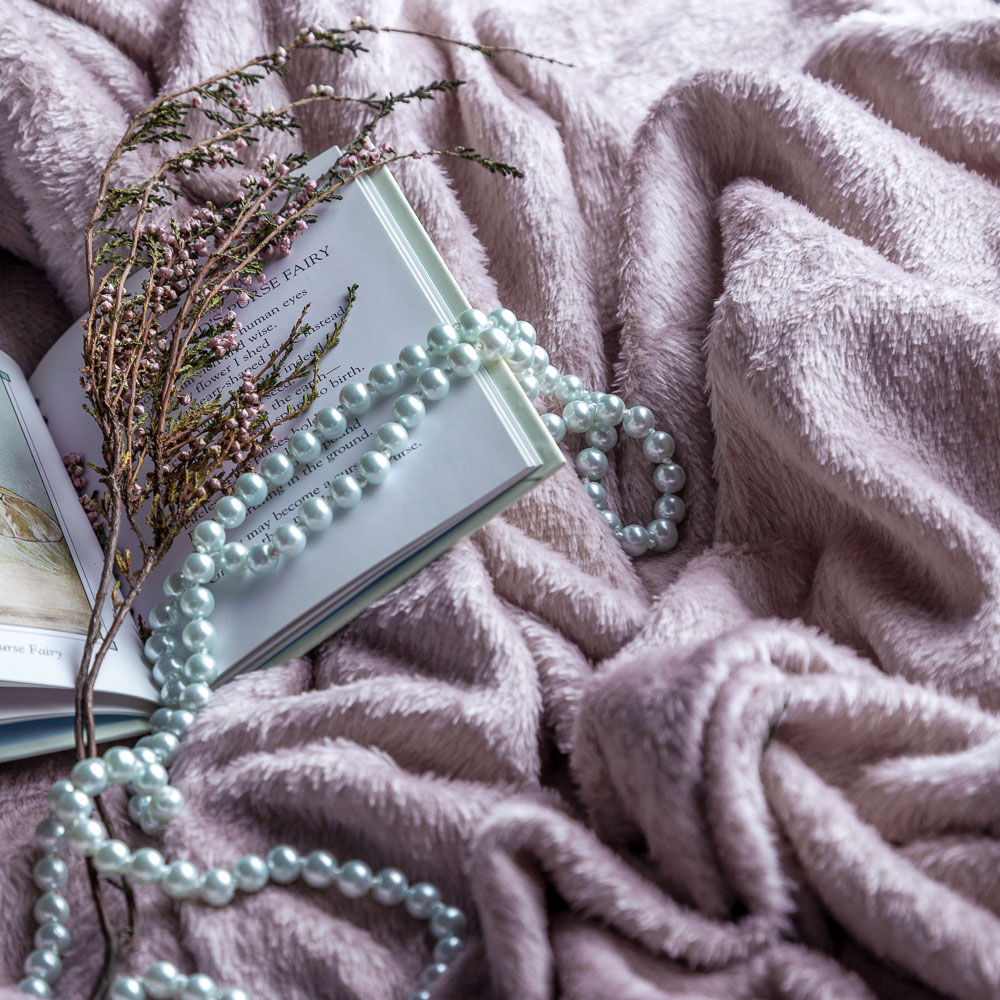 PROVANCE Плед, микрофибра, 180х200см, 180гр/м, "Баланс", лаванда MP, арт.№ 486-108