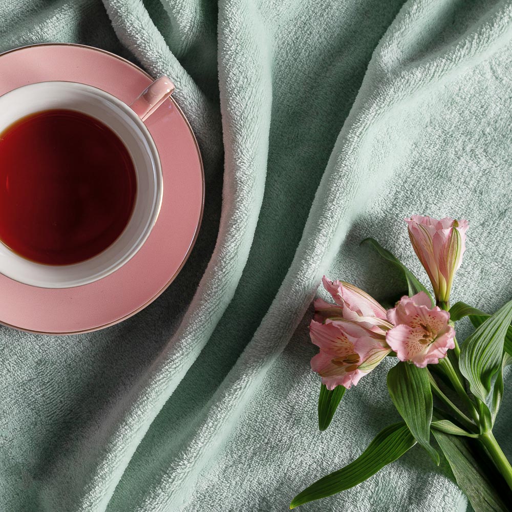 PROVANCE Плед, микрофибра, 180х200см, 230гр/м, "Нежность", мятный MP, арт.№ 486-110