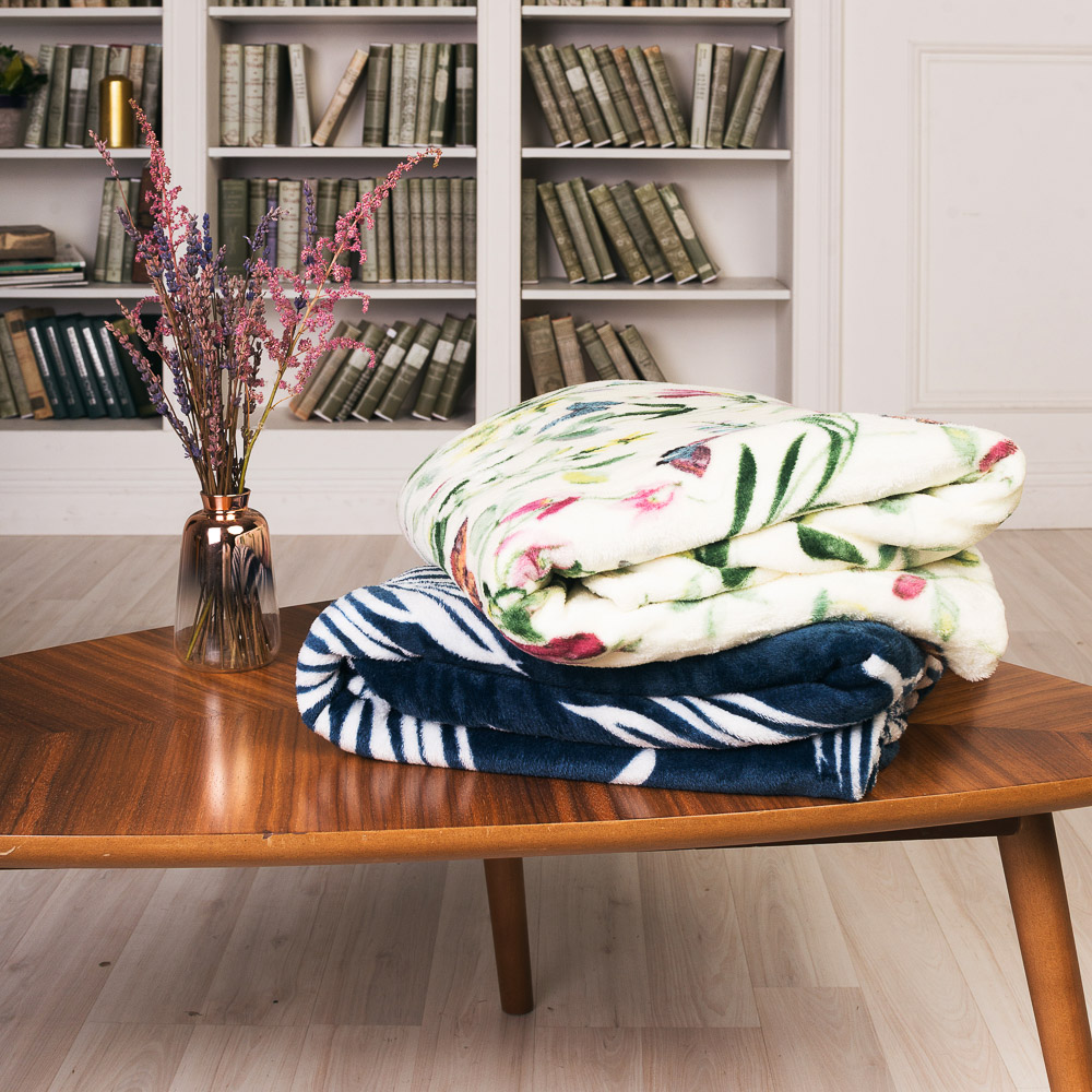 PROVANCE Плед, микрофибра, 200х220см, 230гр/м, "Гармония", молочный MP, арт.№ 486-114