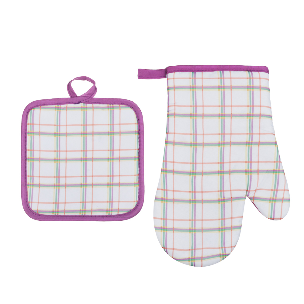 PROVANCE Ботаника Комплект прихваток 2шт, 17х17, 17х27, 100% полиэстер, 2 дизайна, арт.№ 488-190