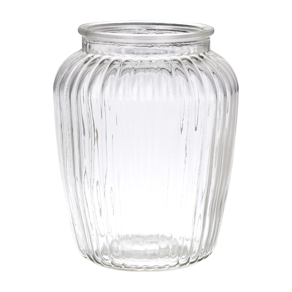 Ваза, 14х18,5 см, стекло, прозрачная, арт.№ 502-223