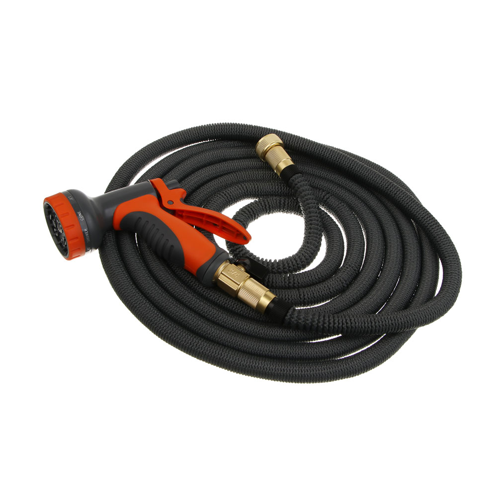 INBLOOM Шланг растягивающийся, 15м, латекс, полиэстер, латунь, арт.№ 168-023