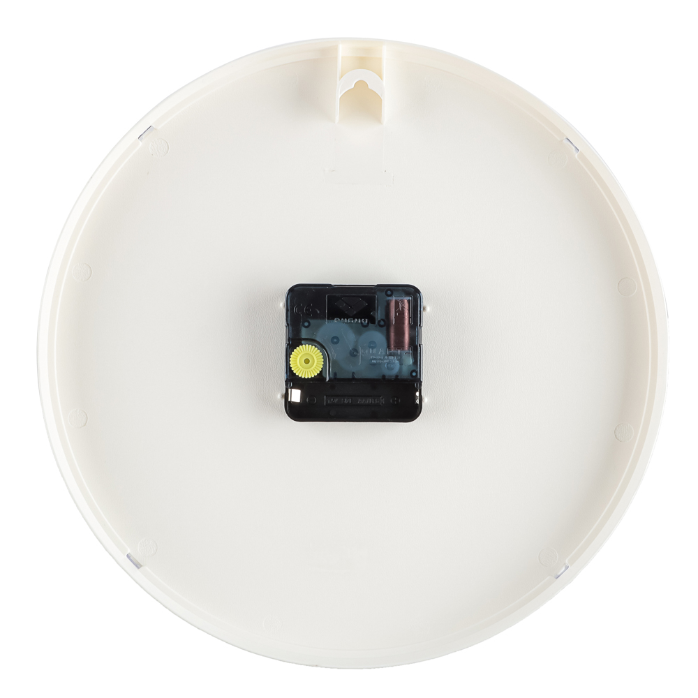 Часы настенные круг d=25см, основание белое "Венок из бабочек", арт.2524-141, арт.№ 581-374