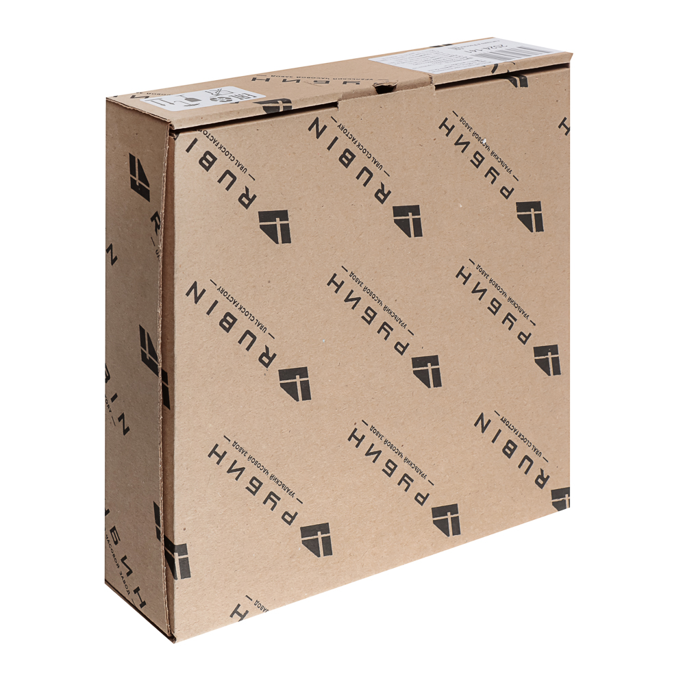 Часы настенные круг d=25см, основание белое "Венок из бабочек", арт.2524-141, арт.№ 581-374