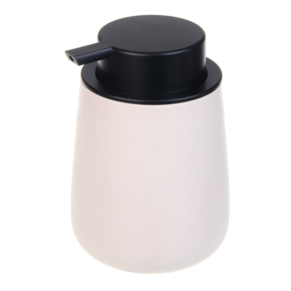 VETTA Дозатор для жидкого мыла, 320 мл, 13x9x9 см, керамика, "Космос", бежевый, арт.№ 478-260