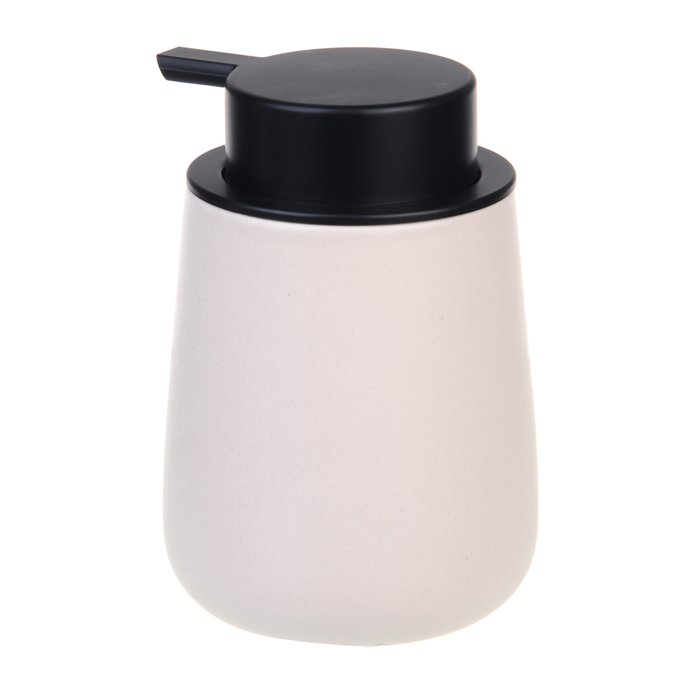 VETTA Дозатор для жидкого мыла, 320 мл, 13x9x9 см, керамика, "Космос", бежевый, арт.№ 478-260