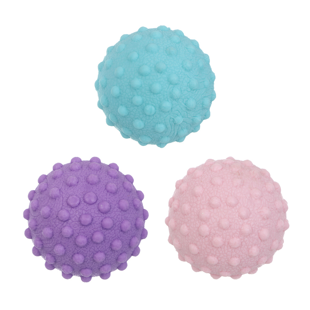 Мяч массажный тм BY SPORT, 4,5см, TPE, 3 цвета, арт.№ 192-139