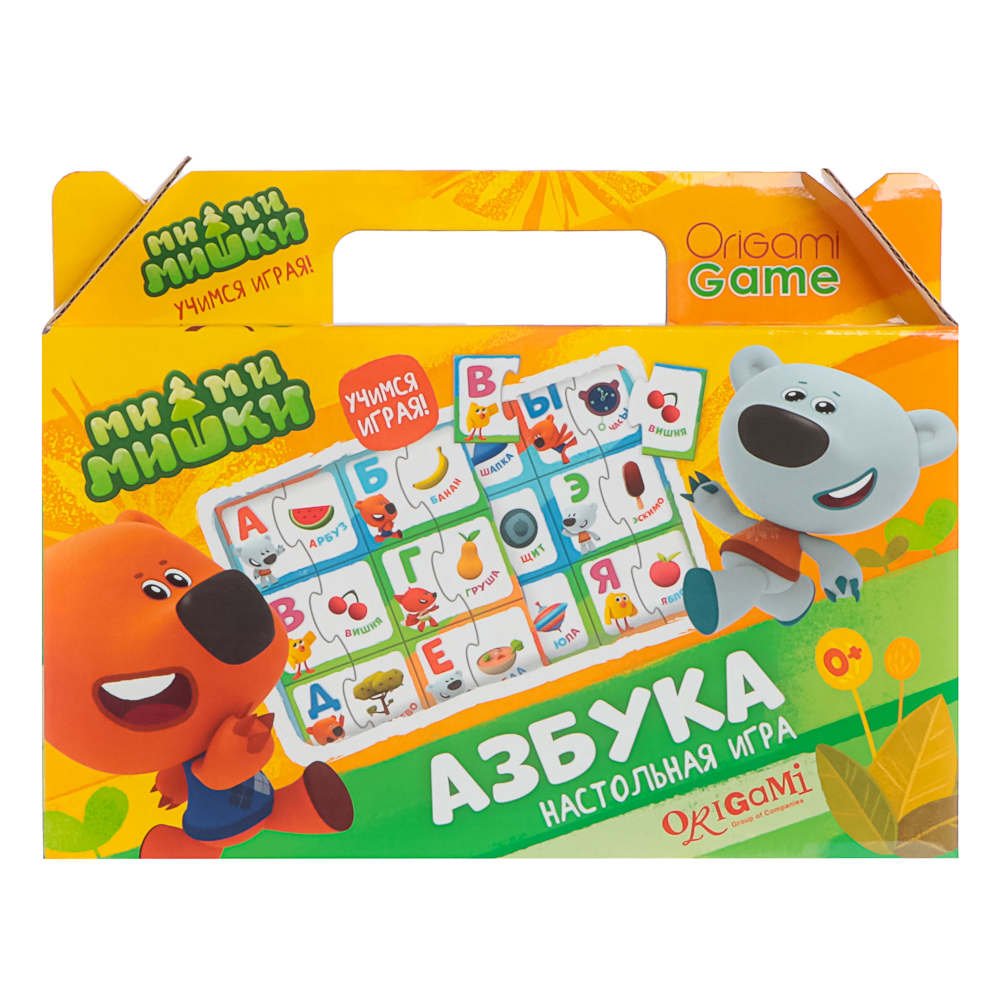 МиМиМишки Настольная игра в чемоданчике "Азбука-Цифры", 22х4х17см, арт.№ 285-235