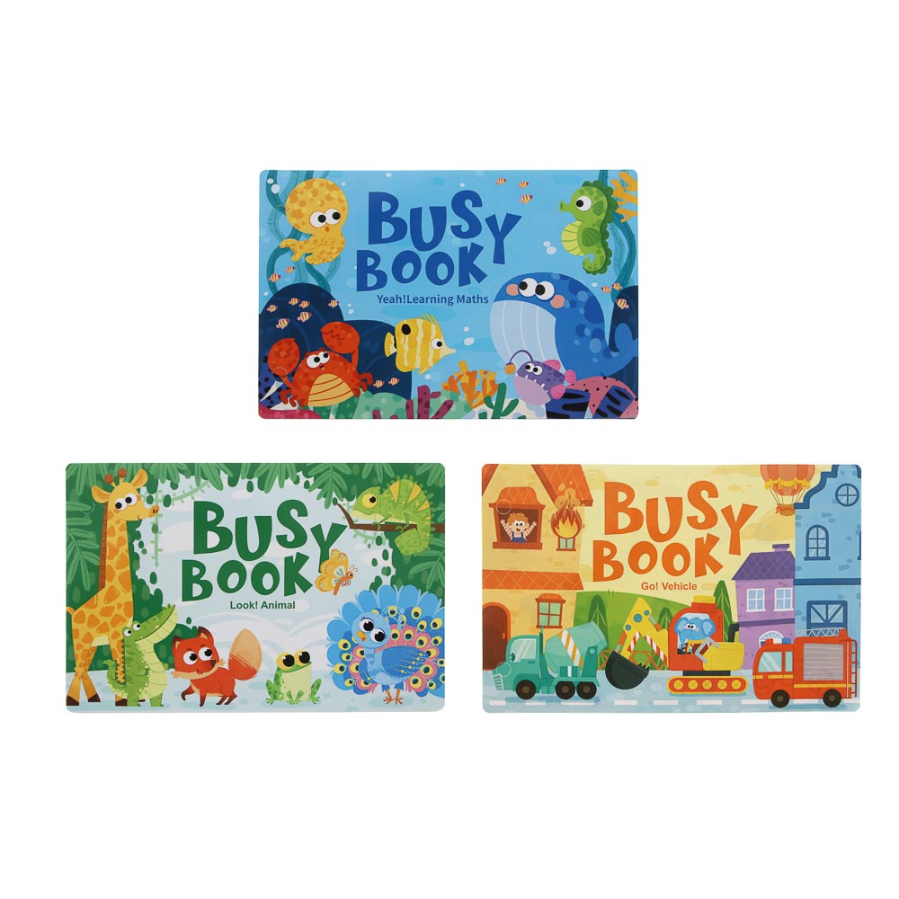 Развивающие карточки на липучках "Обо всем на свете", картон, 21х14,5х1,5cм, 3 дизайна, арт.№ 889-100