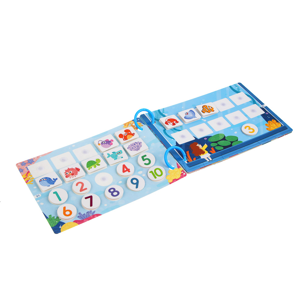 Развивающие карточки на липучках "Обо всем на свете", картон, 21х14,5х1,5cм, 3 дизайна, арт.№ 889-100