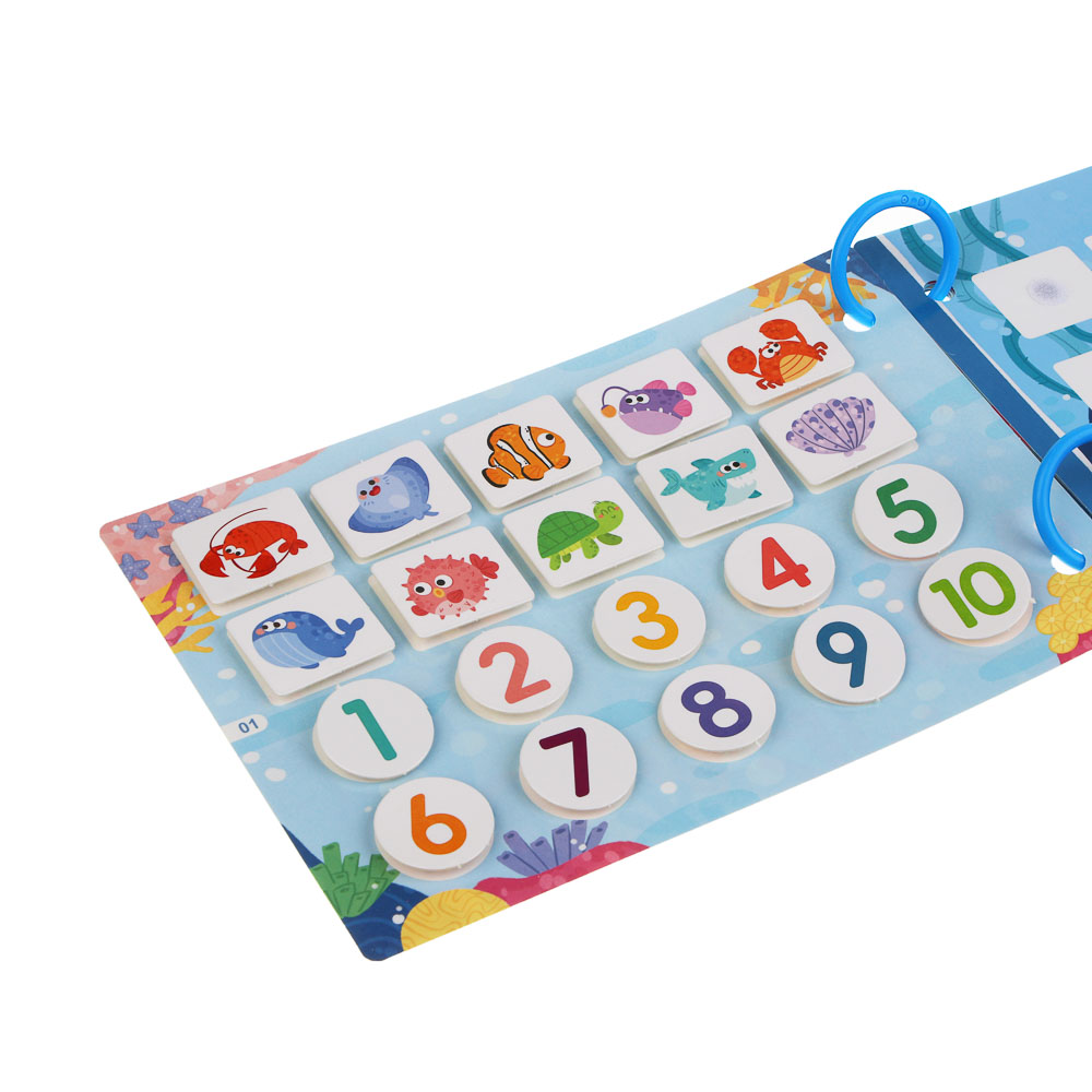 Развивающие карточки на липучках "Обо всем на свете", картон, 21х14,5х1,5cм, 3 дизайна, арт.№ 889-100