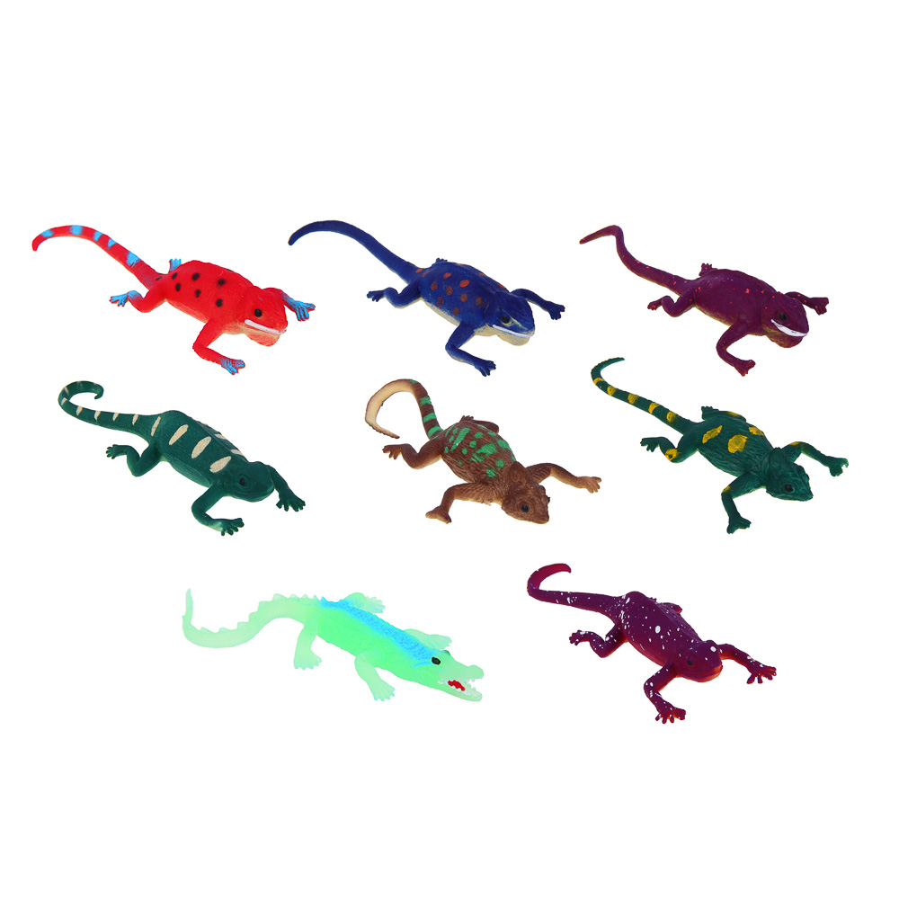 ИГРОЛЕНД Игрушка - сюрприз, меняет цвет "Ящерицы", микс, арт.№ 274-271