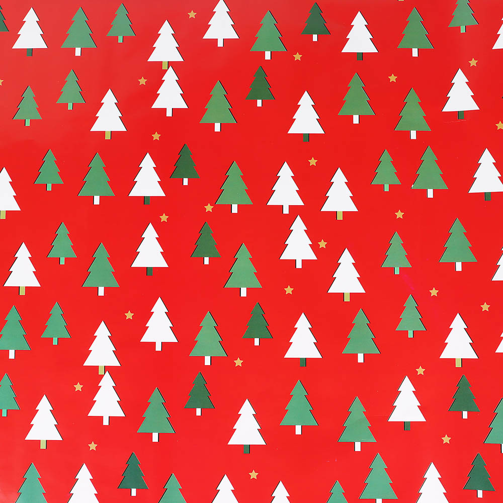 Бумага тм СНОУ БУМ подарочная, 70x100 см, 70 г односторонняя, 6 диз., арт.3, арт.№ 570-080