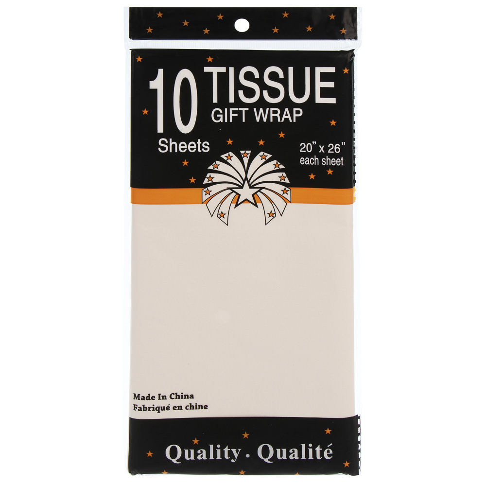 Бумага тм Fntastic тишью, 50x66 см -10 шт, 4 цвета, арт.№ 570-081