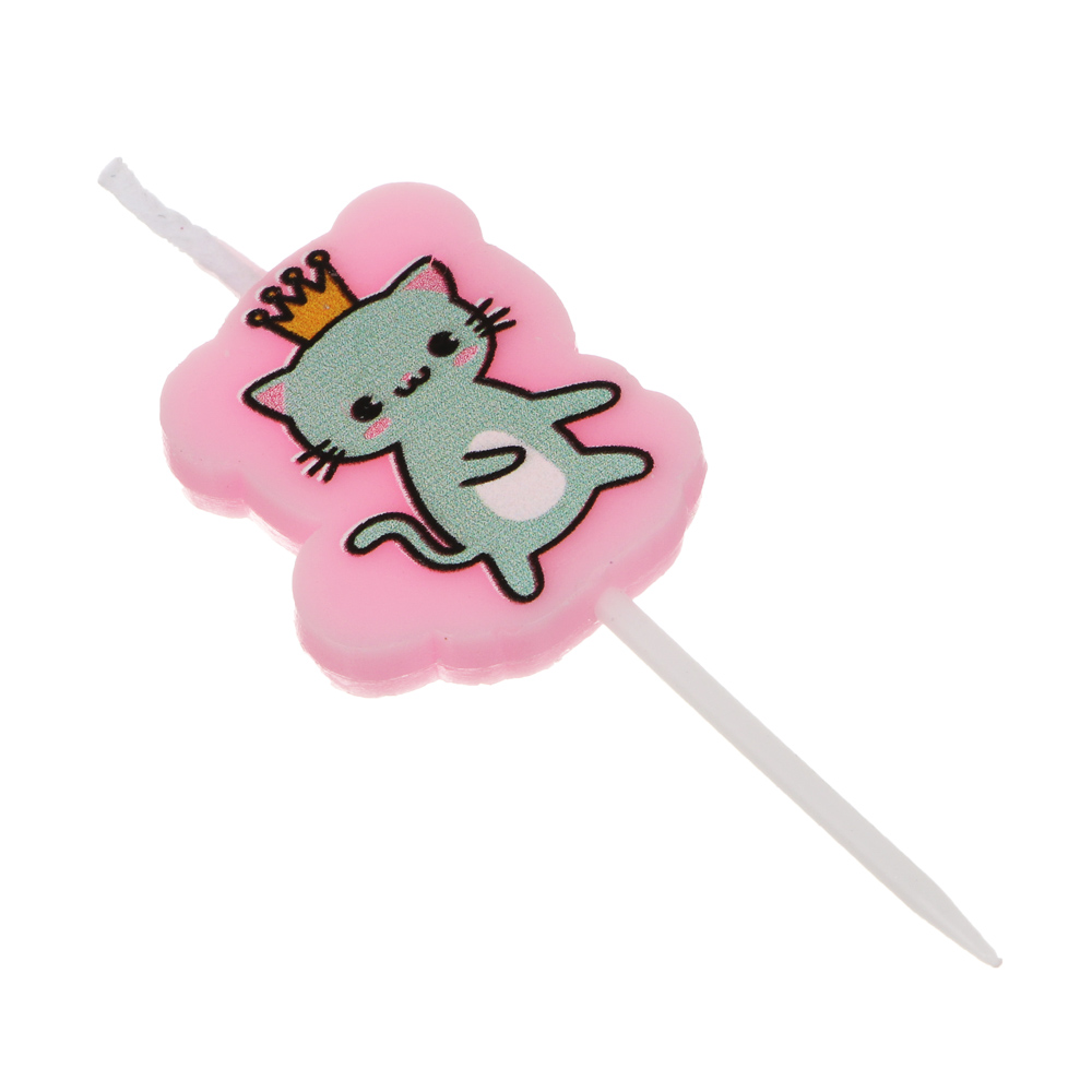 Набор свечей для торта тм Fntastic "С Днем Рождения", 6,5 см, буквы, парафин, 2 дизайна, арт.№ 506-258