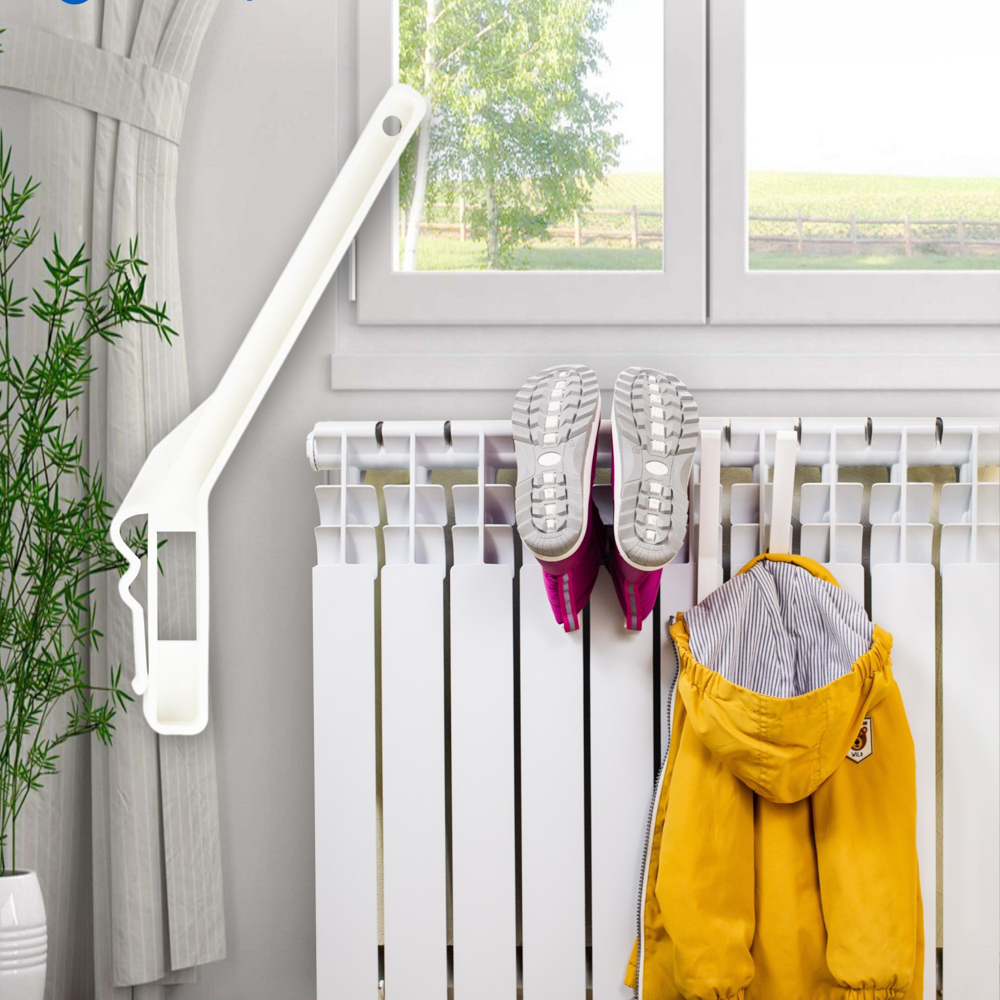 Сушилка на батарею Kuber Home, комплект 4шт, белая, арт.№ 452-142