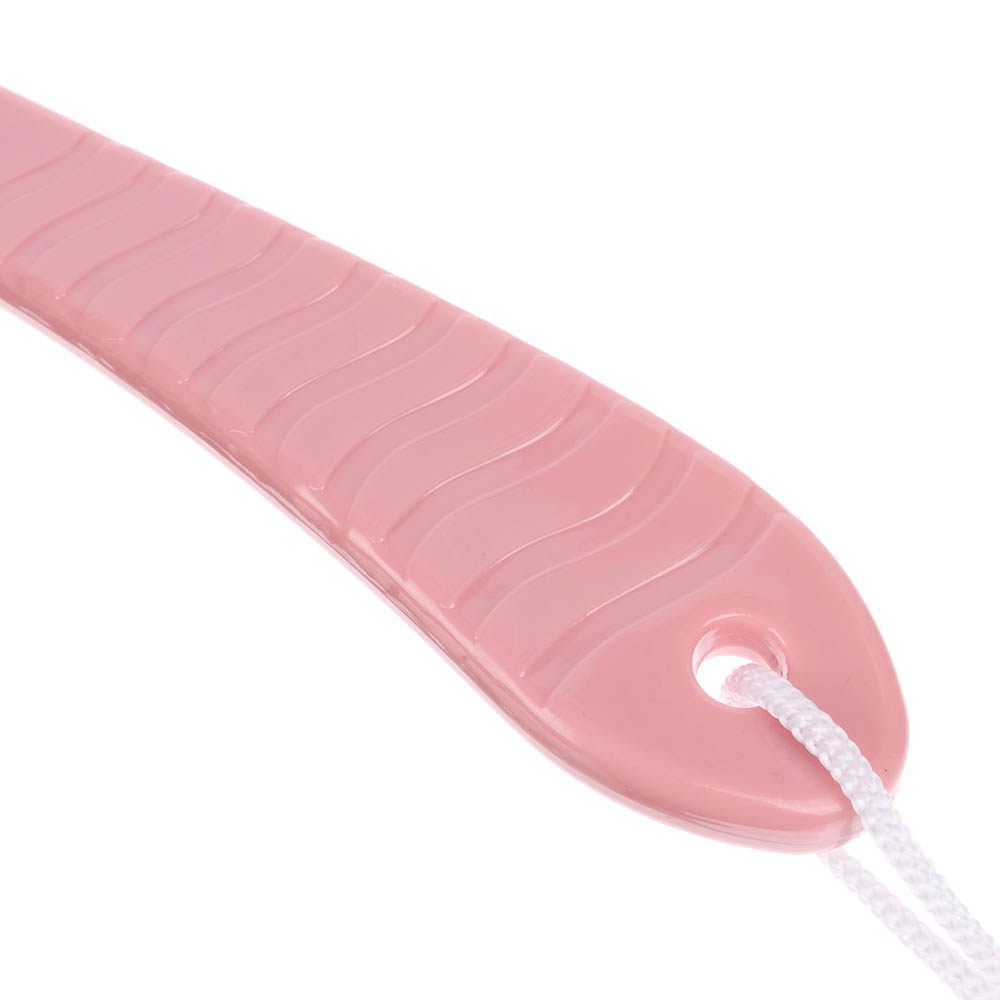 Мочалка банная тм ЮL с массажным эффектом с ручкой, полиэтилен, пластик, 41,5см, 3 цвета, МС24-05, арт.№ 361-149