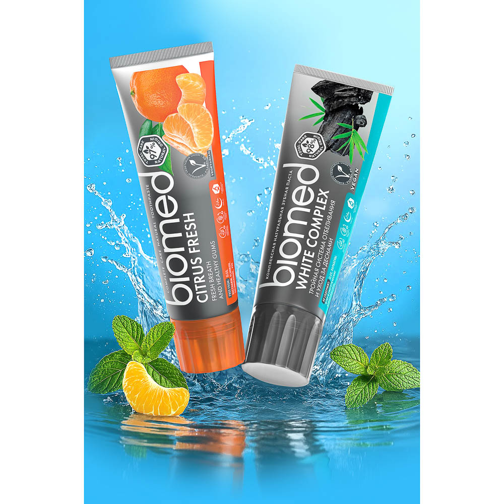 Зубная паста Биомед Вайт комплекс/Витафреш, 80г, арт.№ 981-103