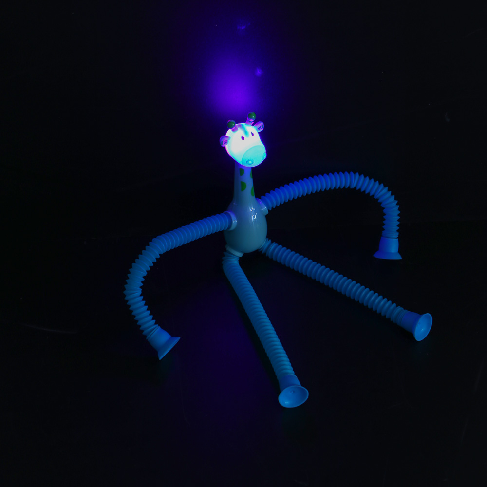 ИГРОЛЕНД Игрушка антистресс Pop tubes "Животные", 2хAG3, abs, pvc, свет, 18,5х14,5см, 3 дизайна, арт.№ 274-258