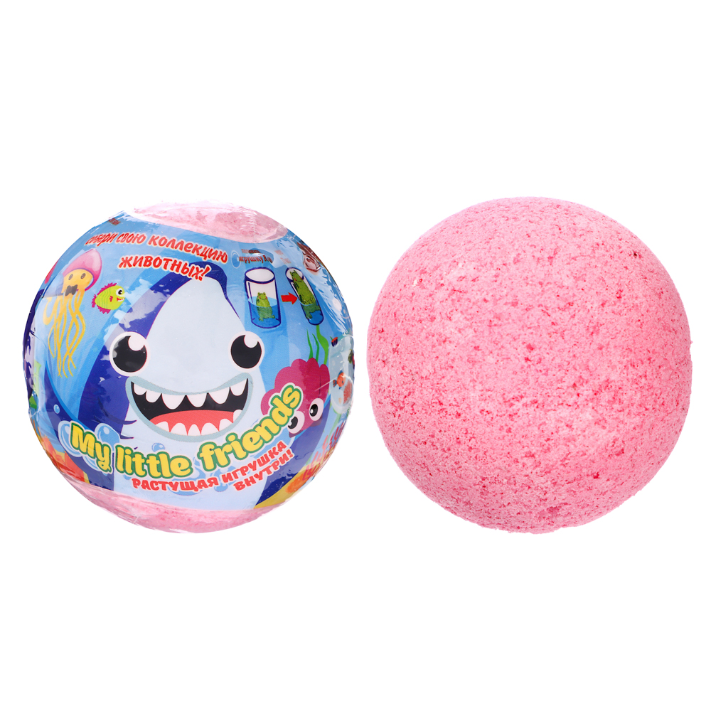 Средство шипучее для ванн My Little friends / Happy Dino с растущей игрушкой, 130г, арт.№ 927-052