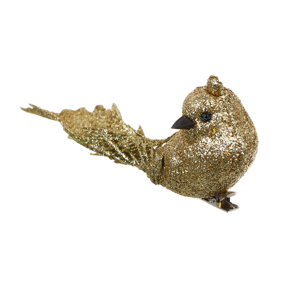 СНОУ БУМ Птицы на прищепке 2 шт, 3,5x13 см, пластик, 26-430, арт.№ 397-380