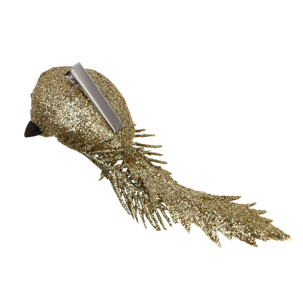 СНОУ БУМ Птицы на прищепке 2 шт, 3,5x13 см, пластик, 26-430, арт.№ 397-380