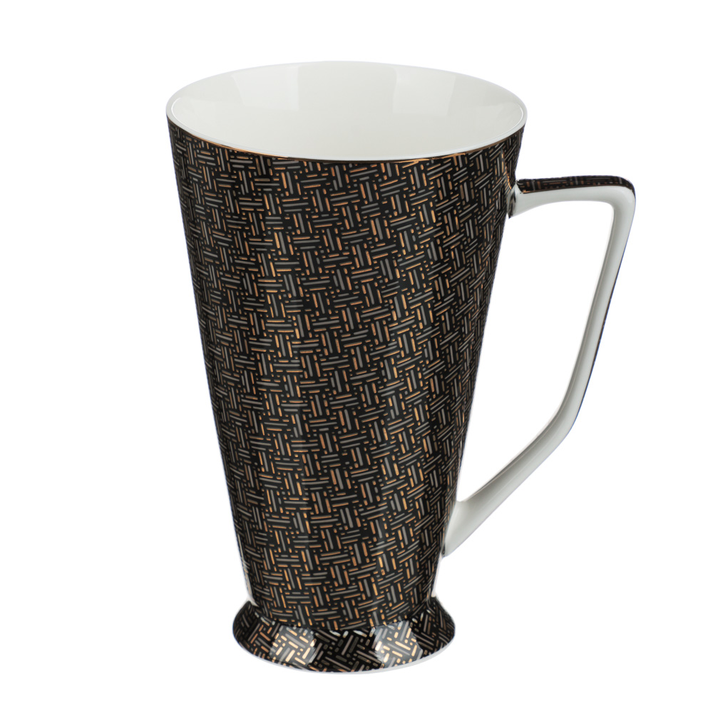 MILLIMI Гармония браун Кружка 450мл, костяной фарфор, арт.№ 802-439