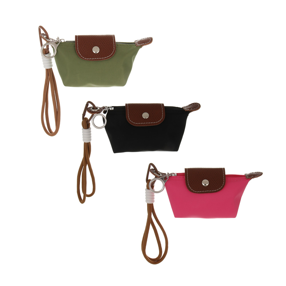 Подвеска в виде сумочки тм ЮL Champ, ПУ, полиэстер, 16х6х5 см, 3 цвета, арт.№ 334-142