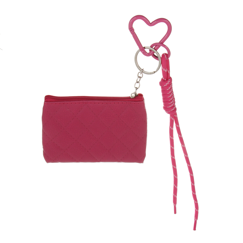 Подвеска паракорд с мини сумочкой на брелоке тм ЮL, ПУ, нейлон, пластик, 10,5х8 см, 3 цвета, арт.1, арт.№ 334-143