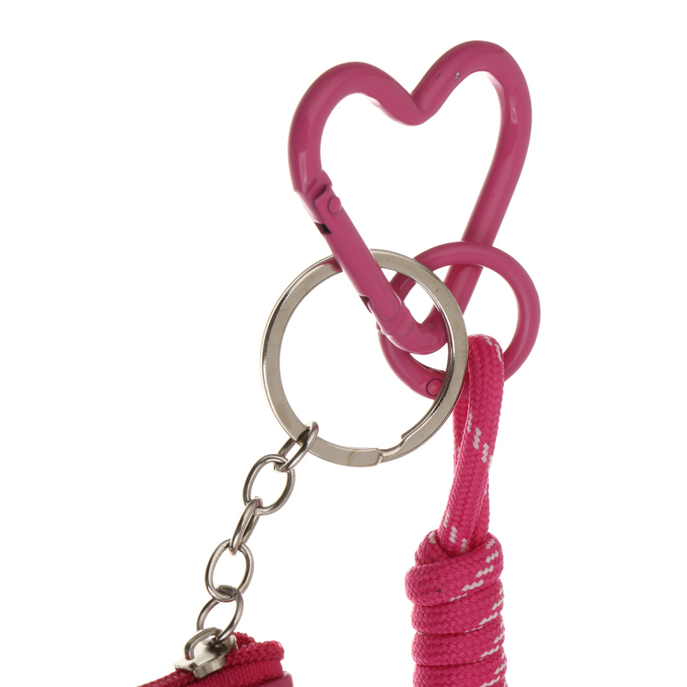 Подвеска паракорд с мини сумочкой на брелоке тм ЮL, ПУ, нейлон, пластик, 10,5х8 см, 3 цвета, арт.1, арт.№ 334-143