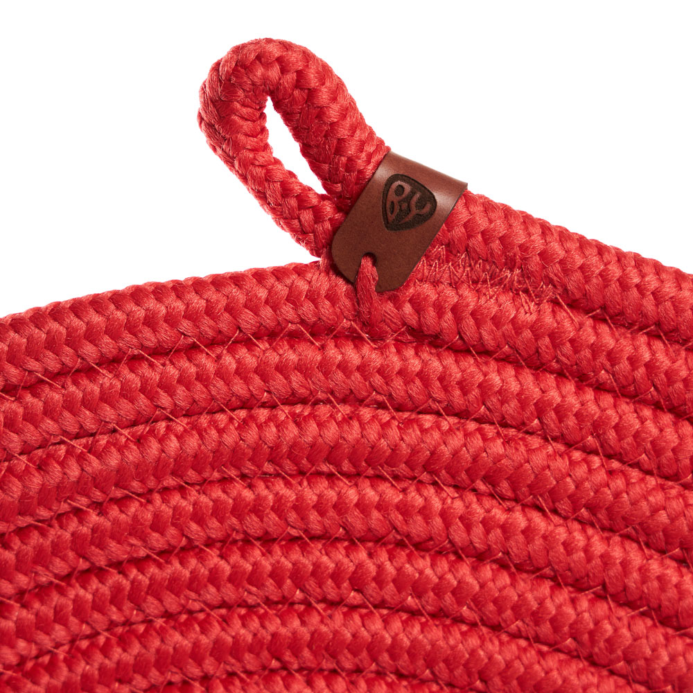 BY COLLECTION Карибы Подставка декоративная, d33см, 100% полиэстер, коралловый, арт.№ 496-022