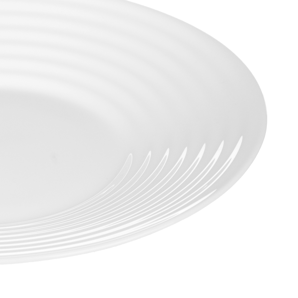MILLIMI Бароло Тарелка закусочная 19см белая опаловое стекло, арт.№ 818-370