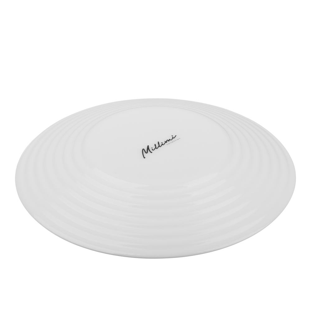 MILLIMI Бароло Тарелка закусочная 19см белая опаловое стекло, арт.№ 818-370