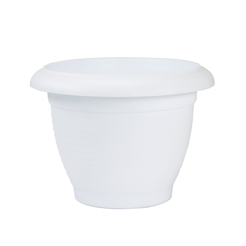 Кашпо ТЕРРА 6л с поддоном, цвет белый, терракот, пластик, арт.№ 164-259