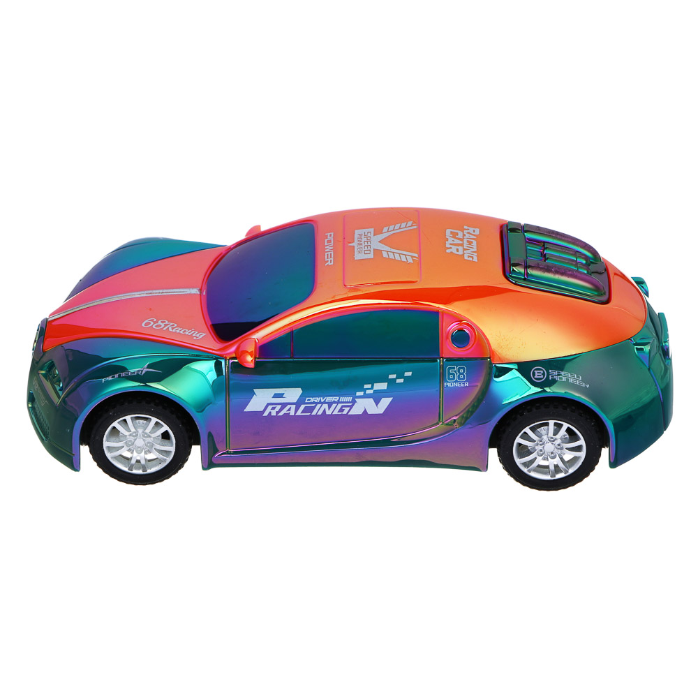 ИГРОЛЕНД Машина "Городской дрифт", инерция, свет, звук, 3хLR41, ABS, 14х6,4х4,4 см, 6 диз, арт.№ 292-456