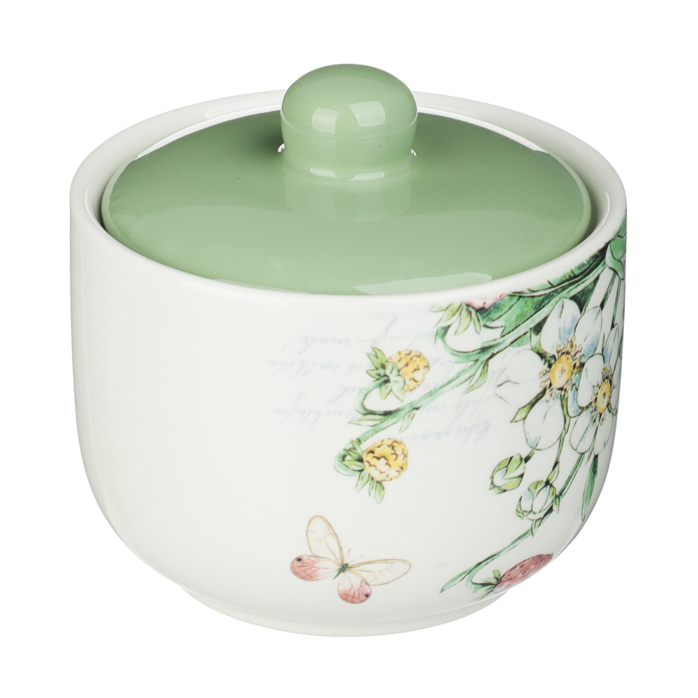 MILLIMI Земляника Сахарница, 11х11см, 500мл, керамика, арт.№ 824-200