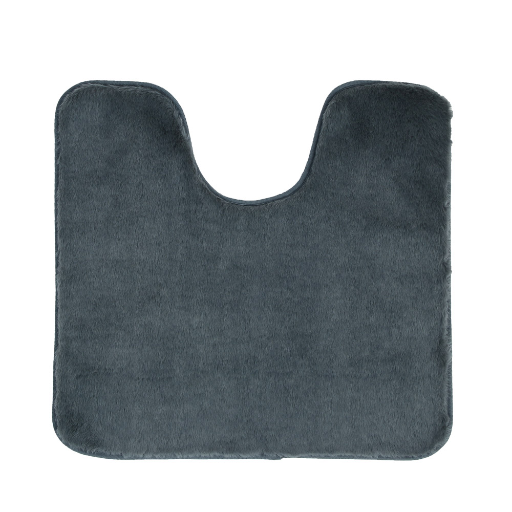 Набор ковриков для ванной комнаты тм VETTA Ленни, искусств.мех, полиэстер, 50x80см+50x50см, 2 цвета, арт.№ 462-681