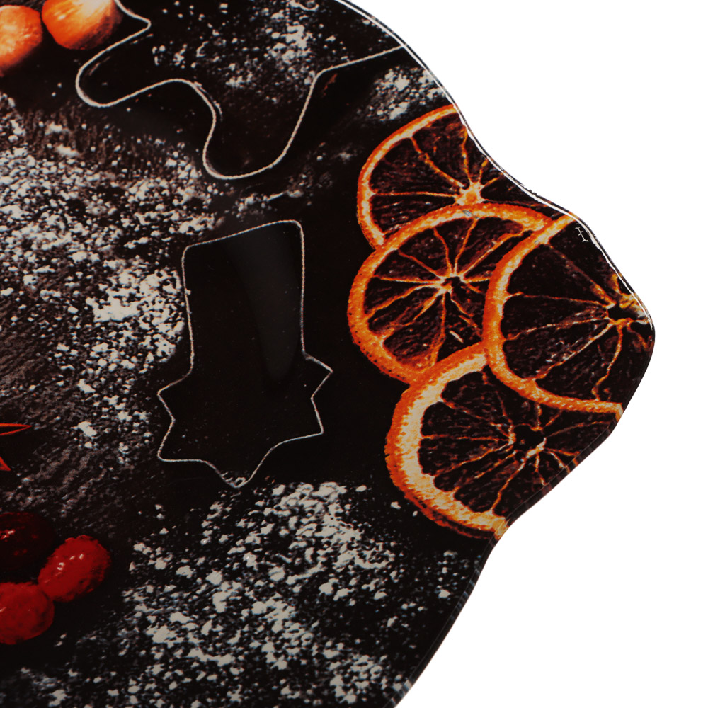 Ягодное ассорти Блюдо квадратное, 25см, стекло, арт.№ 820-792