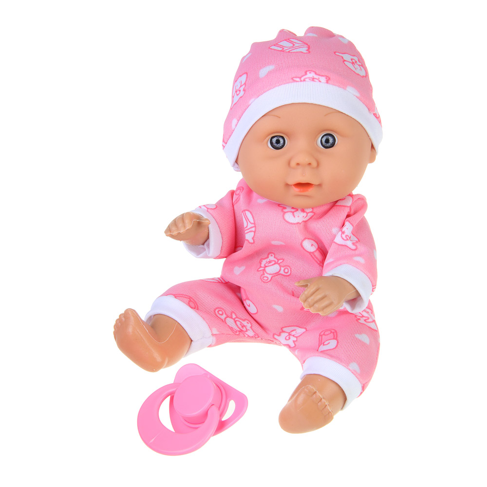 ИГРОЛЕНД Пупс 20 см в переноске 12х15х24см, PE, PP, PVC, арт.№ 436-122