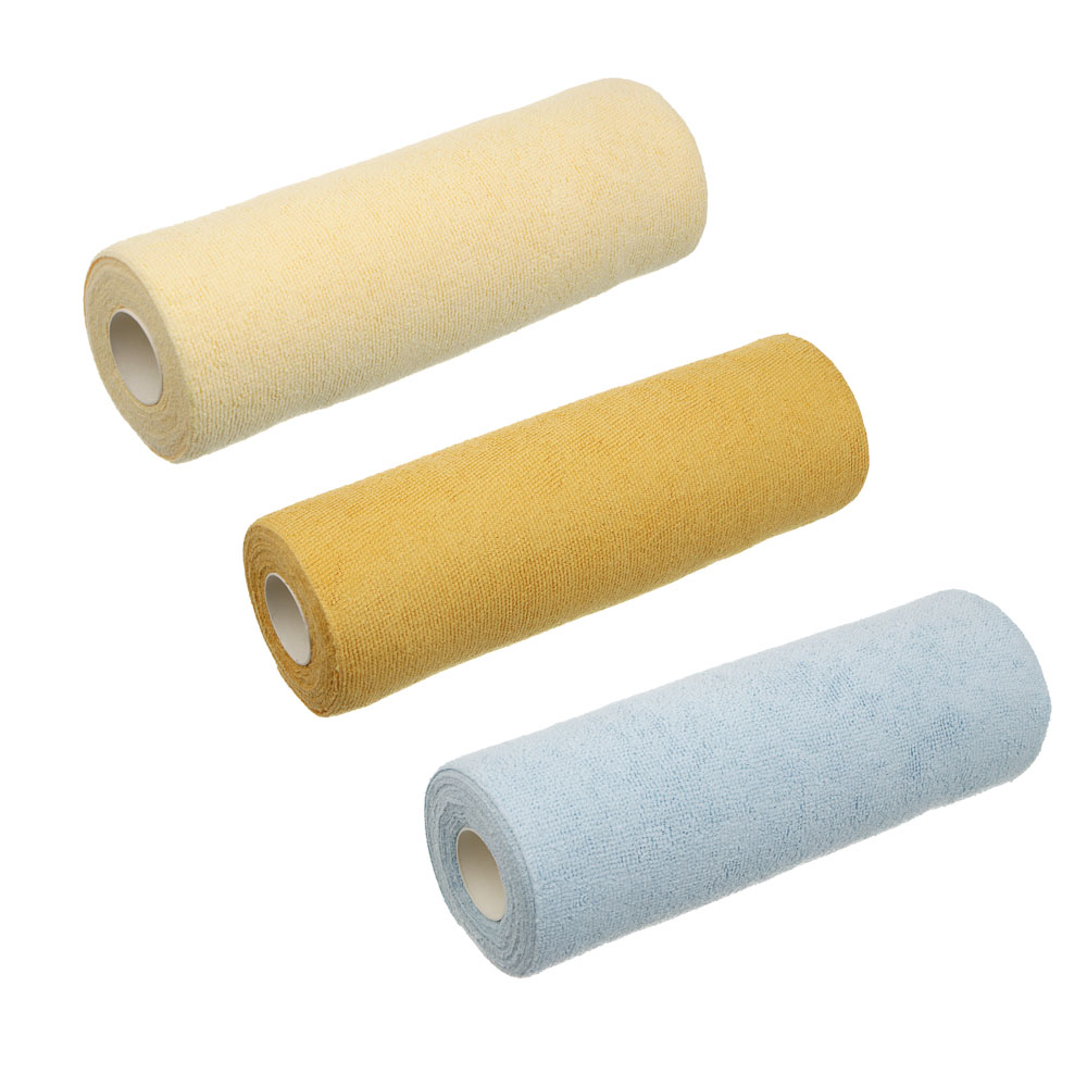 Набор салфеток в рулоне тм VETTA Орра, 20 шт, 28х28 см, 180 г/кв.м, 3 цвета, полиэстер, арт.№ 448-373